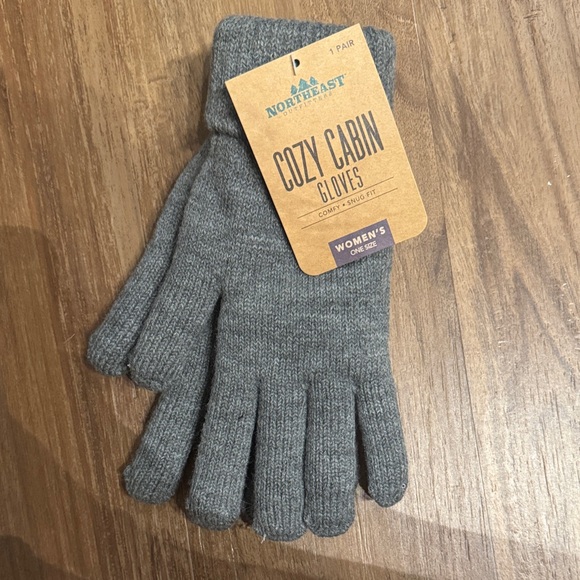 Elegant Gray Women's Gloves - Picture 2 of 4